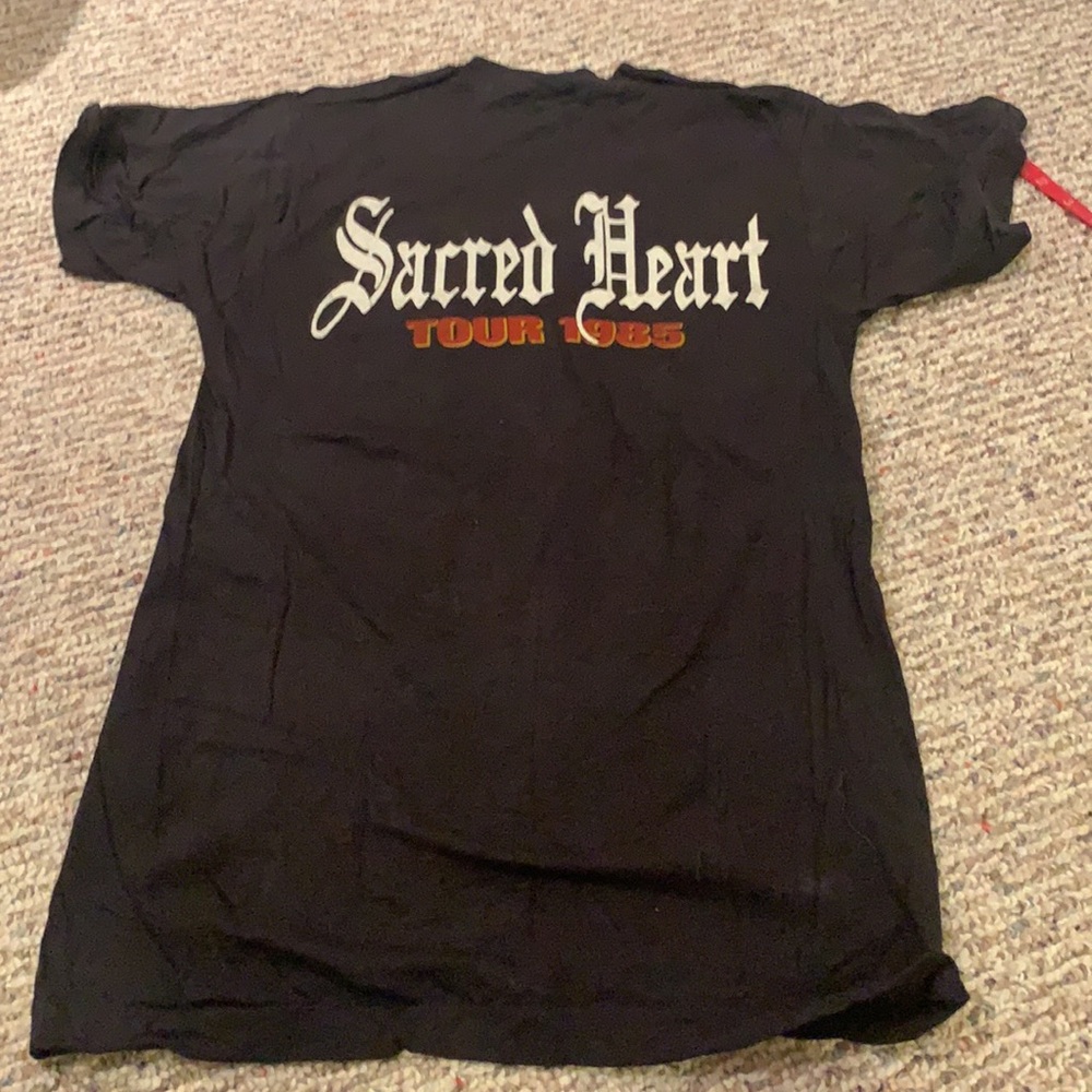 Dio single stitch sacred heart t shirt vintage concert tour 1985 85 - Picture 5 of 5
